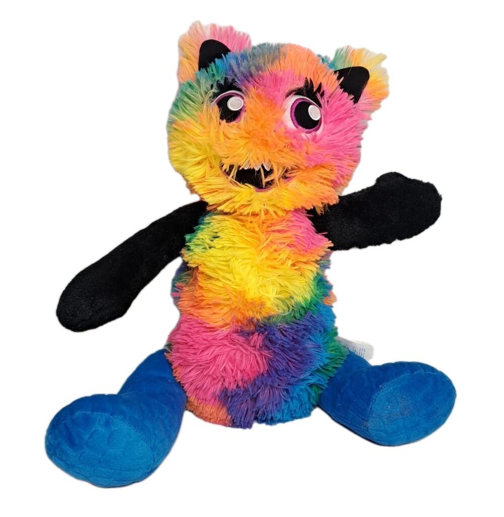 Build A Bear Monster Mixers Tie Dye Rainbow Plush 18" BABW Stuffed Soft Plushie